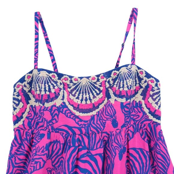 NWT LILLY PULITZER Bernadetta Maxi Dress Passion Fruit Pink Wild Nights - Picture 2 of 12